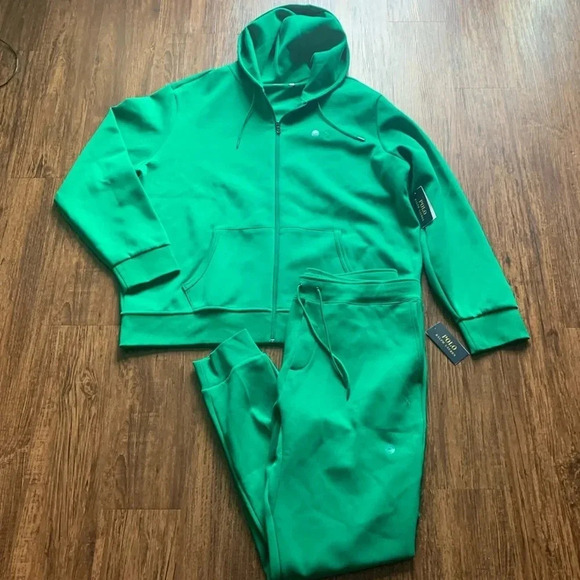 Polo Ralph Lauren Knit Sweatsuit Green Men’s Size 2XL NWT - Picture 1 of 10